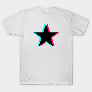 TikTok Star Black T-Shirt